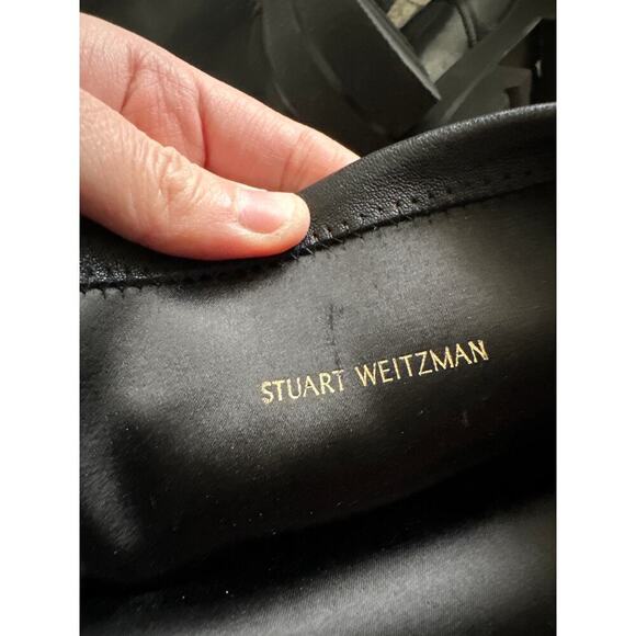 Stuart‎ Weitzman Black LOWLAND ULTRALIFT PLATFORM BOOT size 5.5B - Picture 9 of 12